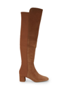 Stuart Weitzman Women's Gillian Suede Knee-high Boots In Camel
