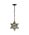 Jonathan Y Stella Moravian Star Glass Led Pendant