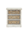 LUXEN HOME 3 DRAWER ACCENT CHEST