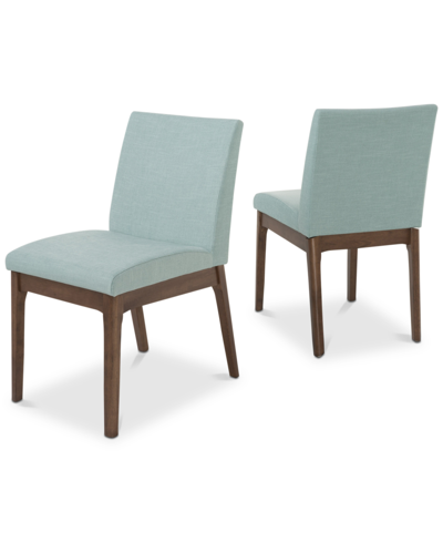 Noble House Oryn Dining Chair (set Of 2) In Mint