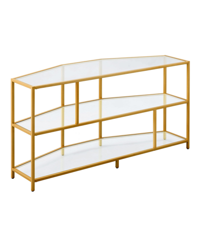 Hudson & Canal Clark Tv Stand In Gold-tone