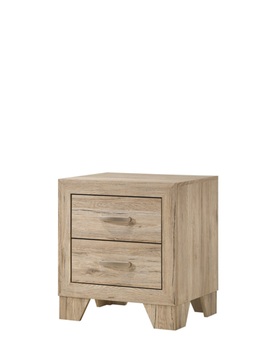 Acme Furniture Miquell Nightstand In Brown
