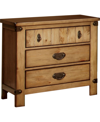 FURNITURE OF AMERICA SESCO 3-DRAWER NIGHTSTAND