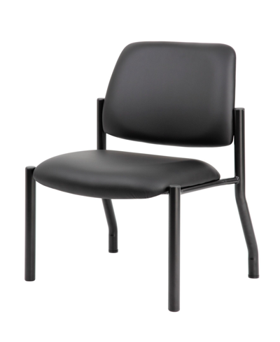 Boss Office Products Armless Guest Chair In Black
