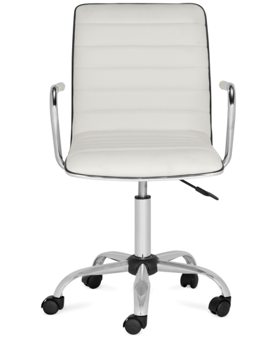 Furniture Zeno Desk Chair In White