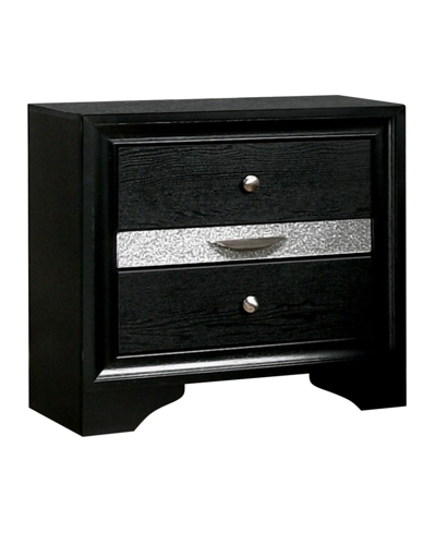 Furniture Of America Colettian 3-drawer Nightstand In Black