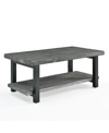 ALATERRE FURNITURE POMONA METAL AND RECLAIMED WOOD COFFEE TABLE