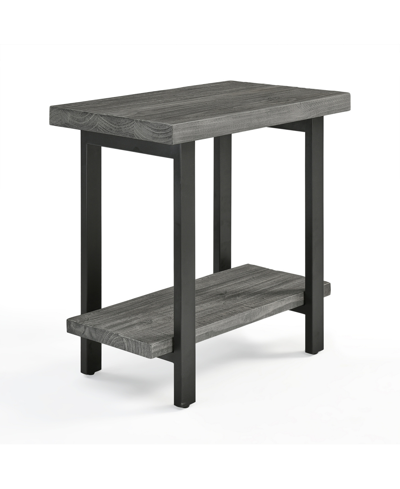 Alaterre Furniture Pomona Metal And Reclaimed Wood End Table