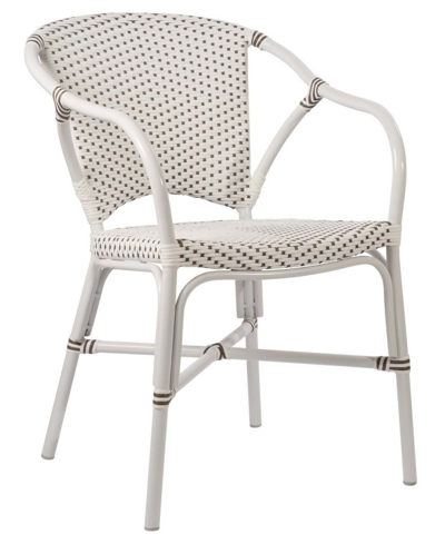 Sika Design Valerie Chair In White,cappuccino Dots