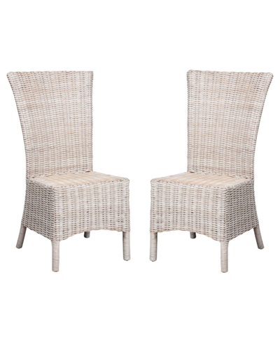 Safavieh Allen Accent Chair In White