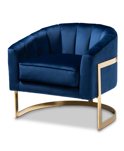 Furniture Tomasso Lounge Chair In Blue
