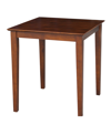 International Concepts Solid Wood Top Table