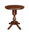 INTERNATIONAL CONCEPTS 30" ROUND TOP PEDESTAL TABLE