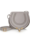 CHLOÉ The Marcie Mini Textured-Leather Shoulder Bag