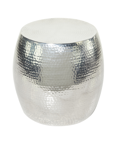 Rosemary Lane Contemporary Accent Table In Silver-tone