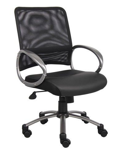 Boss Office Products Managers Mesh Back Task Chair In Black