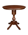 INTERNATIONAL CONCEPTS 36" ROUND TOP PEDESTAL TABLE
