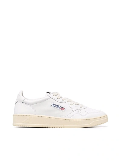 Autry 01 Leather Low-top Sneakers In White