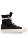 RICK OWENS DRKSHDW LACE-UP HIGH-TOP SNEAKERS