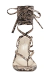 Jessica Simpson Kelsa Wraparound Sandal In Khaki Synthetic
