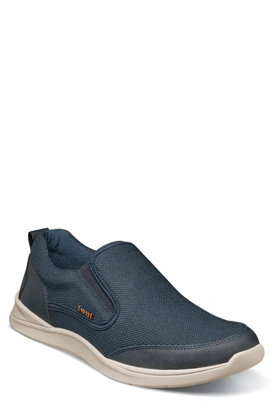 Nunn Bush Conway 2.0 Knit Slip-on Sneaker In Navy