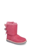 Ugg Kids' ® Bailey Bow Ii Water Resistant Genuine Shearling Boot In Pink/ Blue Suede