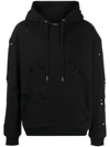 GOD'S MASTERFUL CHILDREN GALAXY RIPPED-DETAILED HOODIE