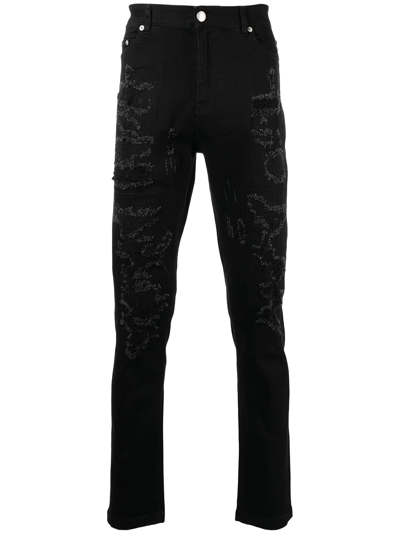 God's Masterful Children Apocalypse Skinny Jeans In Black