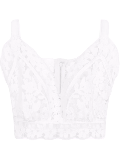 Celine Mesh Sports Bra In Light_yellow_off_white | ModeSens