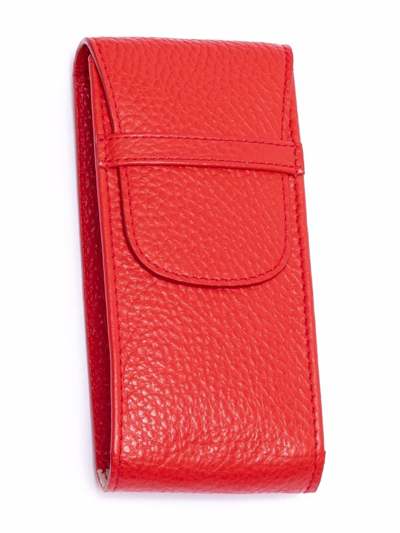 Rapport Portobello Single Watch Pouch In Red