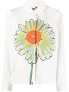 MII FLORAL-EMBROIDERED COTTON SHIRT