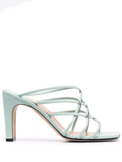 Sergio Rossi Grazie Sergio Strappy Sandals In Green