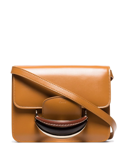 Chloé Kattie Shoulder Bag In Brown