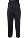 P.a.r.o.s.h Pinstripe Straight-leg Trousers In Blue