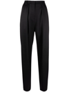 Magda Butrym Wool Trousers With Back Pockets And Belt Loops In Black