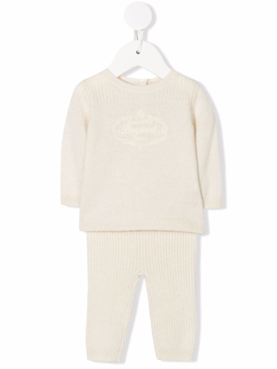 Bonpoint Babies' Atimy Ribbed Cashmere Set In Neutrals