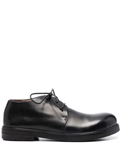 Marsèll Zucca Leather Oxford Shoes In Black