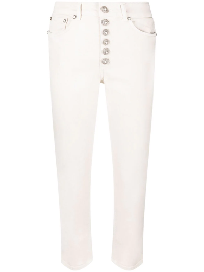 Dondup Koons Gioiello Jeans In White
