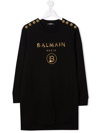 BALMAIN TEEN SEQUIN-EMBELLISHED JUMPER DRESS