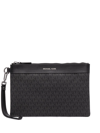 MICHAEL KORS MONOGRAM LOGO TRAVEL POUCH