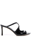 Jimmy Choo 75mm Anise Mules In Black