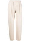 BRUNELLO CUCINELLI HIGH-WAIST TRACK PANTS