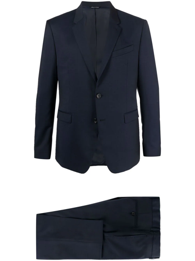 Reveres 1949 Single-breasted Wool Suit In Blue