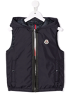 MONCLER LOGO-PATCH HOODED GILET