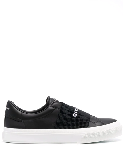 Givenchy Low Top Elastic Sneakers In Black