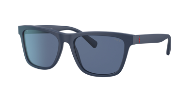 Polo Ralph Lauren Man Sunglasses Ph4167 In Dark Blue