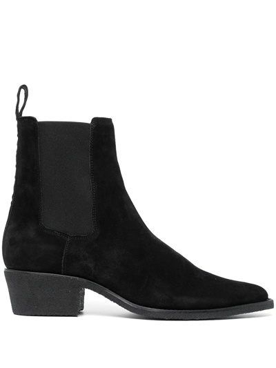 Amiri Chelsea 45mm Ankle Boots In Schwarz