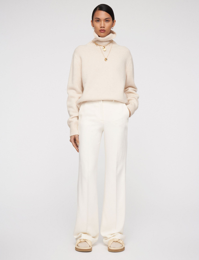 Joseph Comfort Cady Morissey Trousers In Ivory