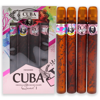 CUBA CUBA QUAD I BY CUBA FOR WOMEN - 4 PC GIFT SET