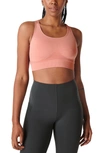 Sweaty Betty Stamina Sports Bra In Bloom Pink